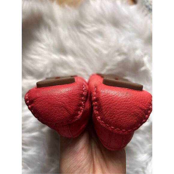 Michael Kors flats leather size 8 orange pink color - Picture 4 of 6